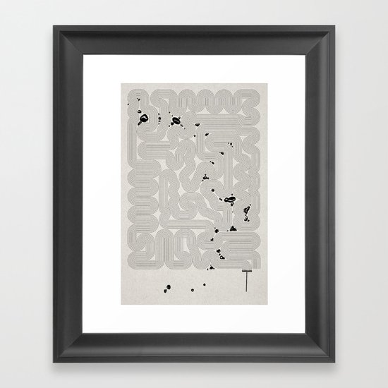 Zen Garden. Framed Art Print