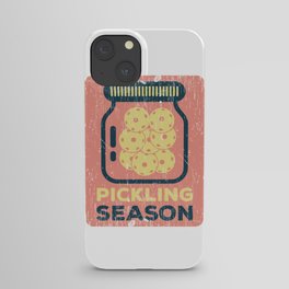Pickling Season print Funny Pickleball Game Gift iPhone Case
