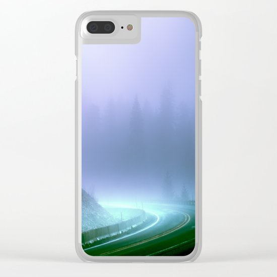 Alien Arrival Clear iPhone Case