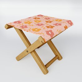 flowers  Folding Stool