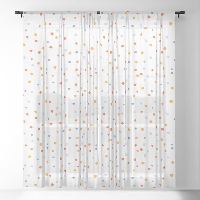 Confetti Dots Sheer Curtain