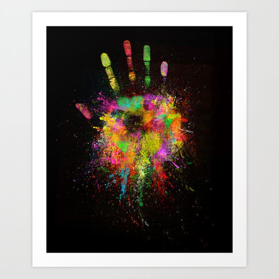 Artist Hand (1) Art Print