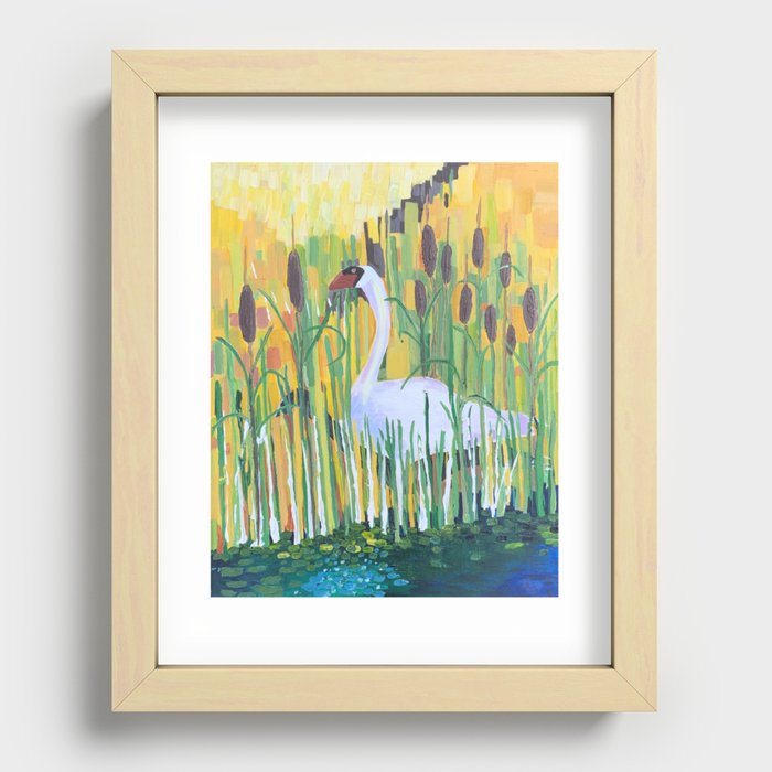 In the Marsh Recessed Framed Print