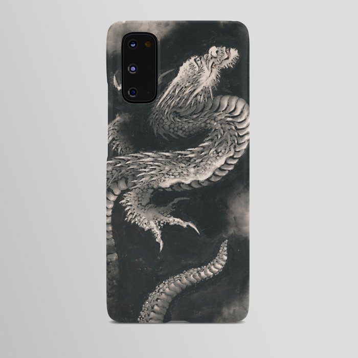 The Dragon by Katsushika Hokusai Android Case