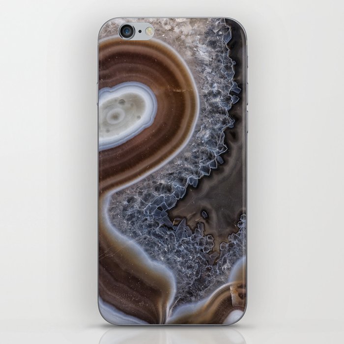 Agate crystal texture #2 "more detail" iPhone Skin