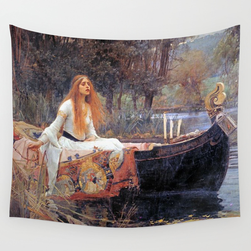 Witch Wall Tapestry WATERHOUSE Tapestries THE LADY OF SHALLOT 