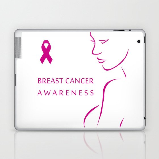 Empowering women to fight breast cancer - Breast cancer awareness Laptop & iPad Skin