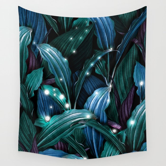 Tropical Magic Forest Wall Tapestry