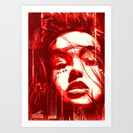 Queen of Diamond Art Print