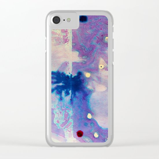 Psychedelic Vibes Clear iPhone Case