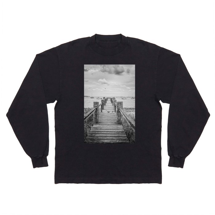 Old Dock Hyannis Port Cape Cod Ma Long Sleeve T Shirt