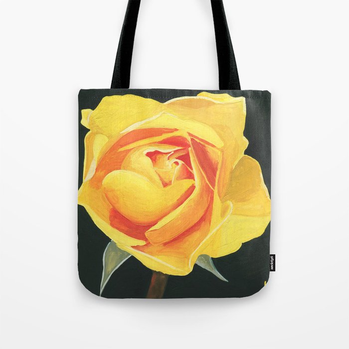 Yellow Rose Tote Bag