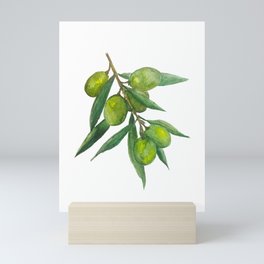 Watercolor Olive Branch Mini Art Print