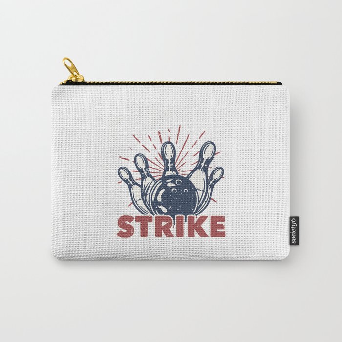 Strike Bowling Skittles Carry-All Pouch