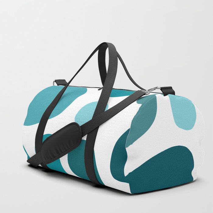 Geometric minimal color stone composition 7 Duffle Bag