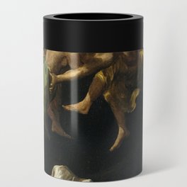 The witches' flight gothic horror surrealism portrait painting by Francisco Goya Can Cooler