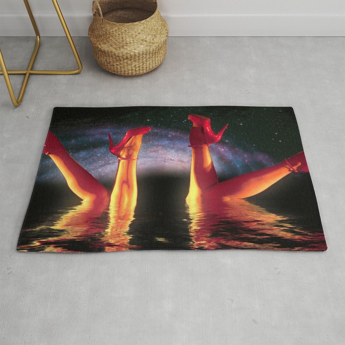 night swim Rug