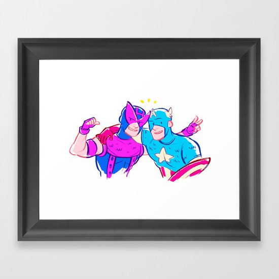 What's Your Name Again Framed Art Print