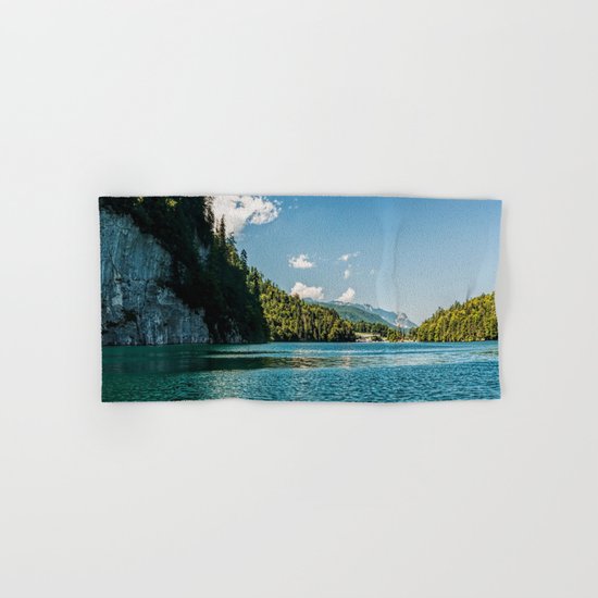 Koenigssee lake Bavaria Mountains Alps on #Society6 Hand & Bath Towel
