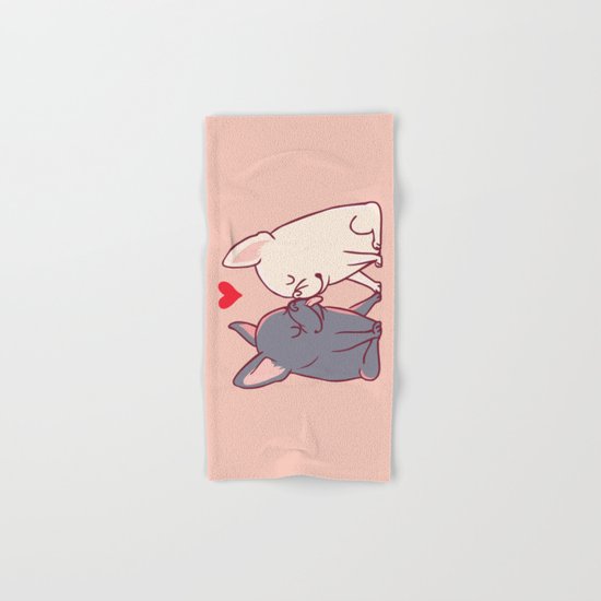 French Kiss Hand & Bath Towel