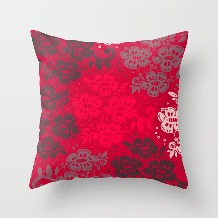 Floral Pattern #11 Throw Pillow by ornaart | Society6