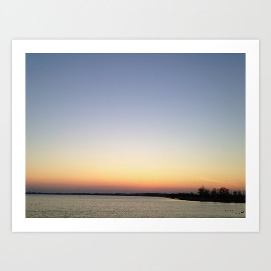 Sunset Art Print