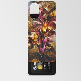 Orchid blossoms baroque oil painting Android Card Case