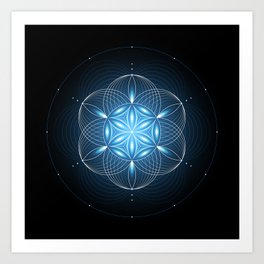 Pulse | Sacred geometry Art Print