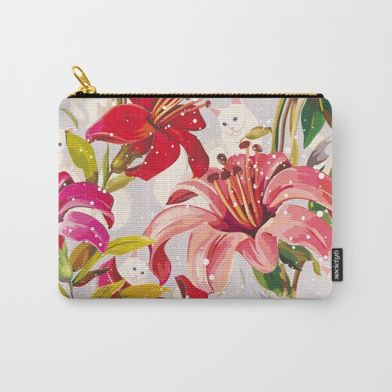 Patron flowers and cats Carry-All Pouch