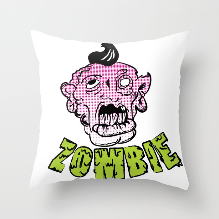 Zombie Throw Pillow