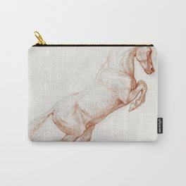 A Prancing Horse, Facing Right Carry-All Pouch