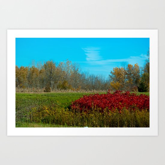 Winter is quickly approching. Art Print
