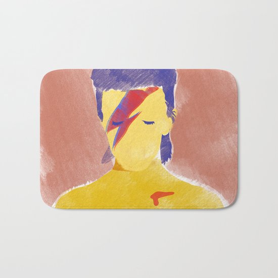 David Bowie III Bath Mat