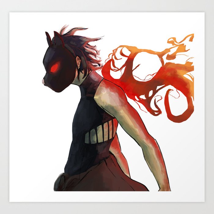 Get Wallpaper Ayato Tokyo Ghoul Art Print By Abeginningartist Society6 Free