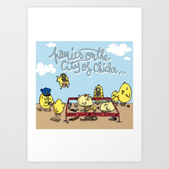 crime Art Print