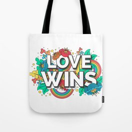 Love wins Tote Bag