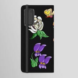 Wonderland Flowers Android Wallet Case