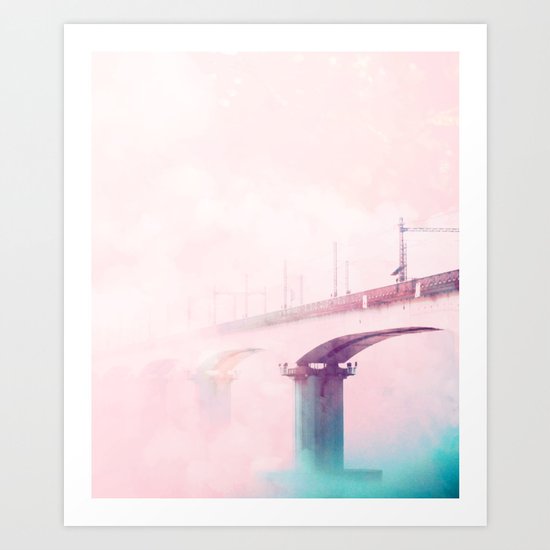 The Bridge to Heaven #society #decor #buyart Art Print