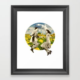 To the clouds and back... Framed Art Print