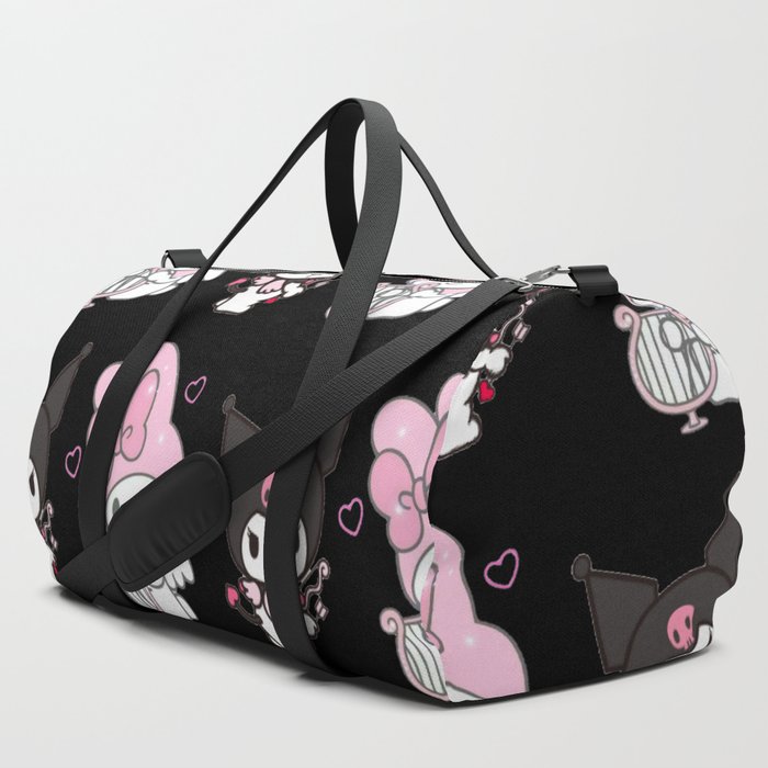 Hello Kitty All-Over Print Rolling Duffle Bag