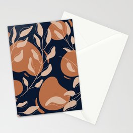 Copper blue Stationery Card