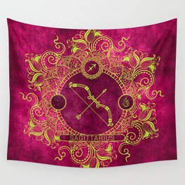 Zodiac - PinkLemon - Sagittarius Wall Tapestry