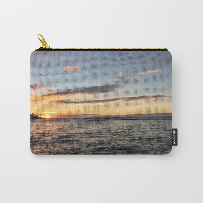 Big Island Hawaii Sunset Reflections Carry-All Pouch