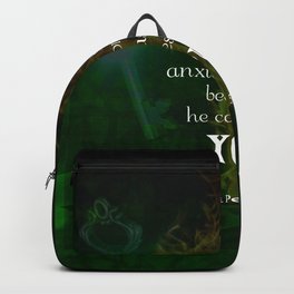 1 Peter 5:7 Uplifting Bible Verses Quote Backpack