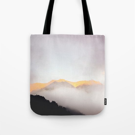 Pastel Mountains #photography Tote Bag