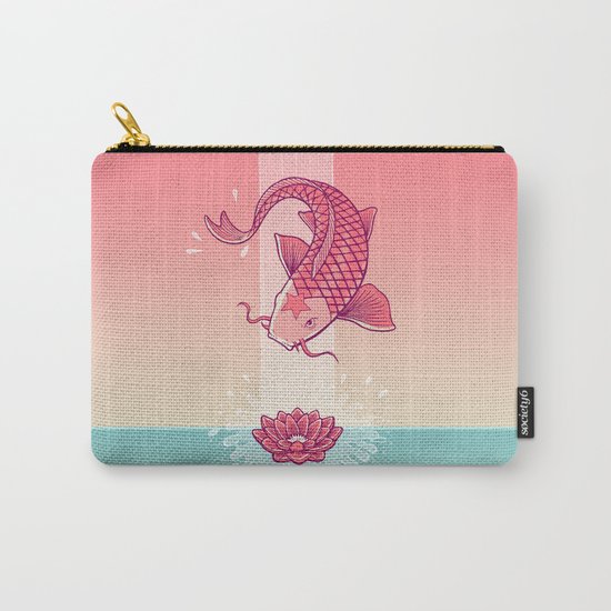Perseverance // Koi & Lotus Carry-All Pouch