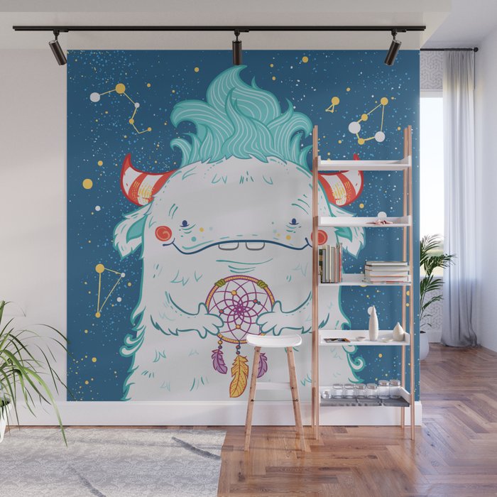 Flossy the Dreamcatcher Wall Mural