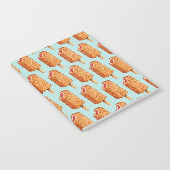 Popsicle Pattern- Strawberry Shortcake Notebook