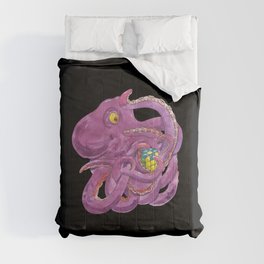 Octopus with Rubik's Cube Comforter