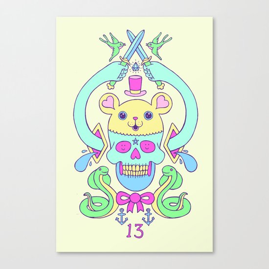triskaidekaphilia Canvas Print